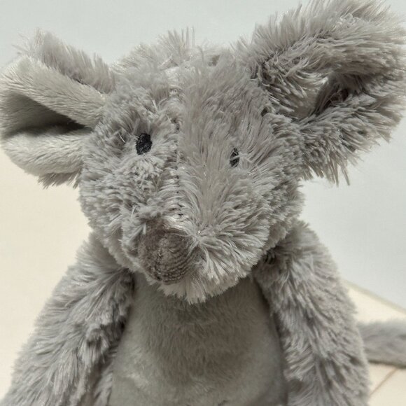 Happy Horse Mouse Mindy NO 1 Plush Baby Stuffed Animal Toy Gray 12" Baby Shower - Picture 3 of 11